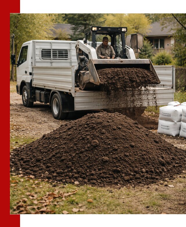 Доставка садовой земли в больших объёмах в Северодвинске