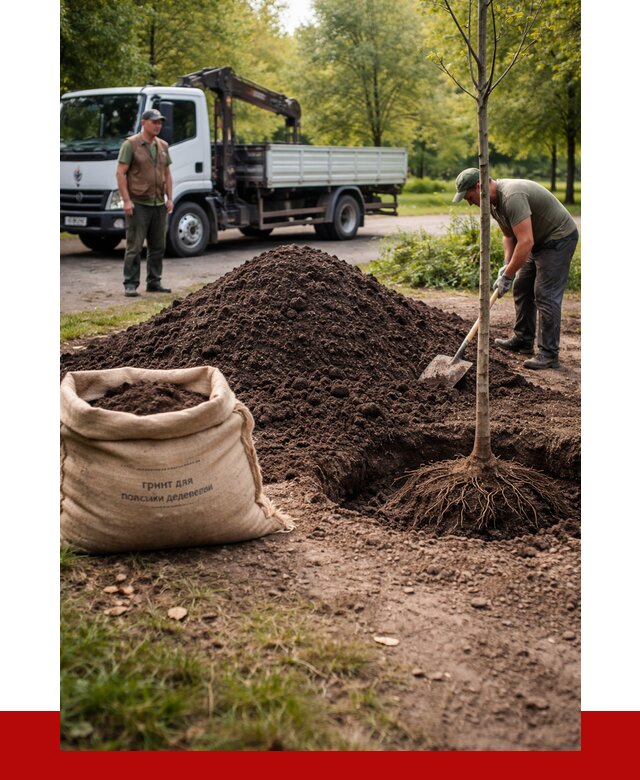 Грунт для посадки деревьев в Северодвинске от 1215 р. | ПРОНЕРУДСвр
