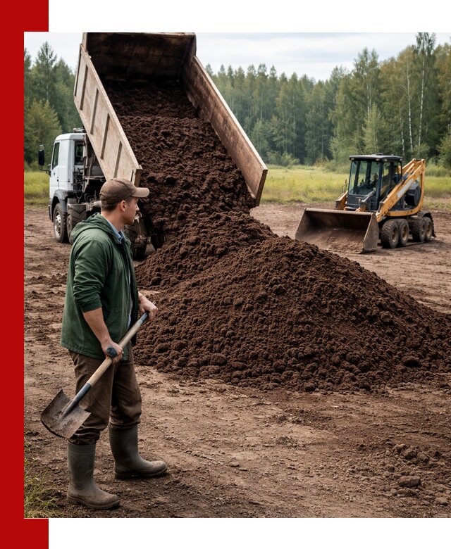 Купить верховой торф с доставкой в Северодвинске для садоводства и растений