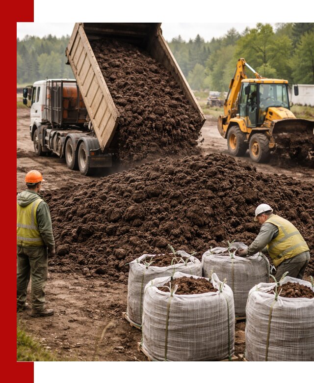 Доставка нейтрального торфа в Северодвинске оптом и в розницу