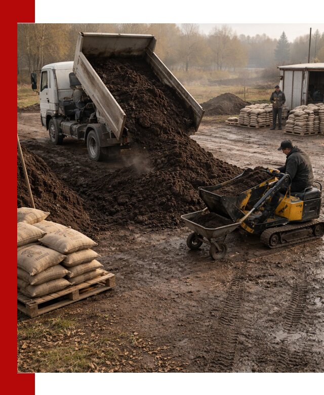 Кислый торф в доставке по выгодным ценам в Северодвинске