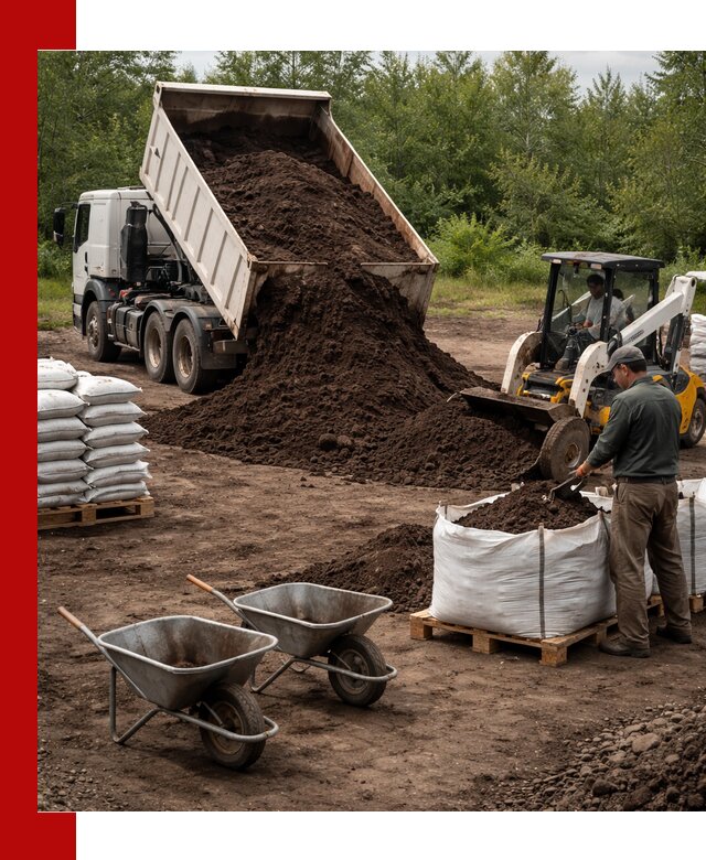 Доставка и продажа торфогрунта в Северодвинске оптом и в розницу
