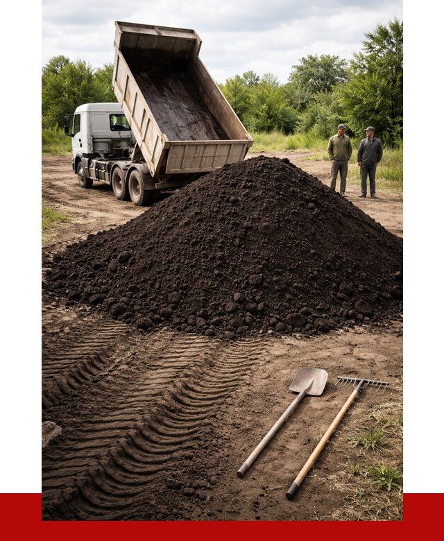 Купить чернозем навалом в Северодвинске от 1215 р. за куб | ПРОНЕРУДСвр