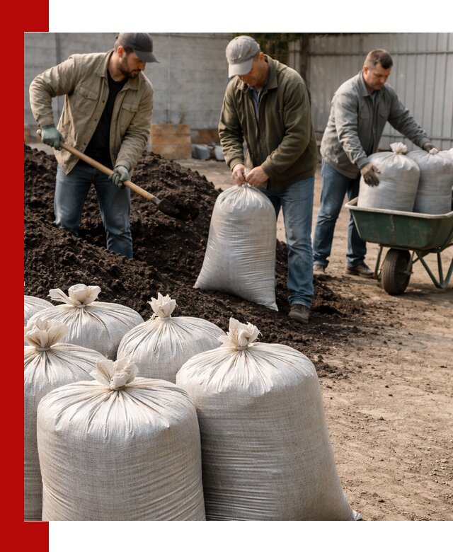 Купить чернозем в мешках с доставкой в Северодвинске