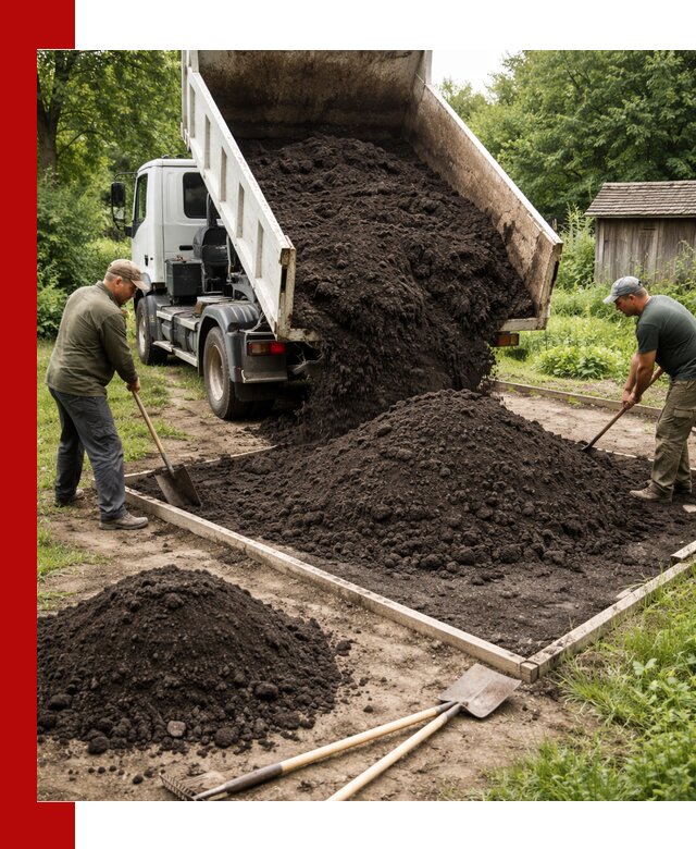 Купить чистый чернозем для огорода с доставкой в Северодвинске