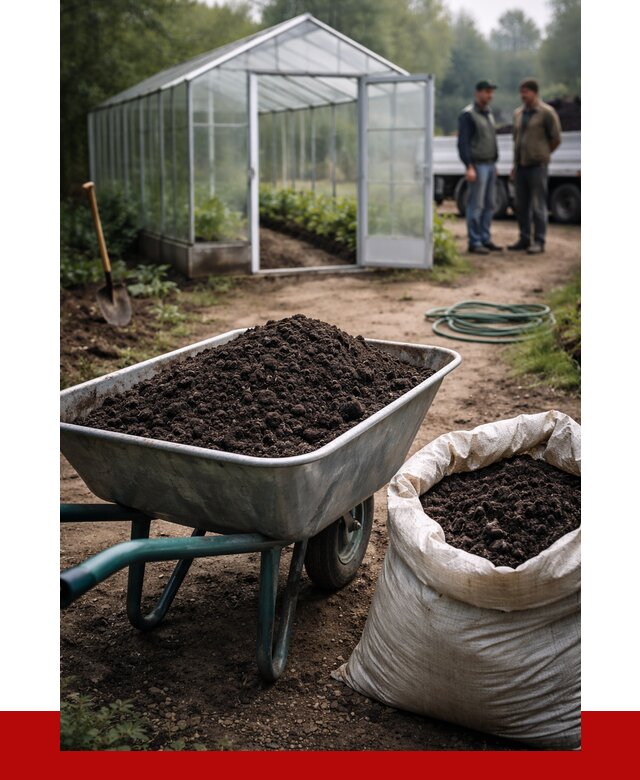 Чернозем для теплицы в Северодвинске с доставкой от 1518 р. | ПРОНЕРУДСвр