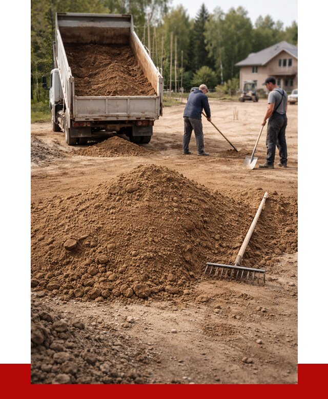 Суглинок для планировки в Северодвинске с доставкой от 4251 р. | ПРОНЕРУДСвр