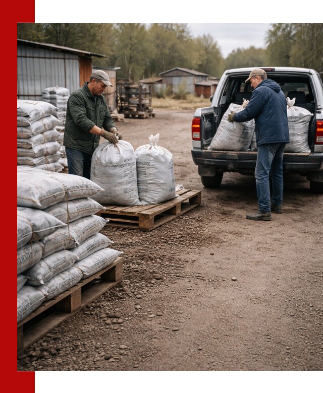 Купить конский навоз в мешках с доставкой в Северодвинске