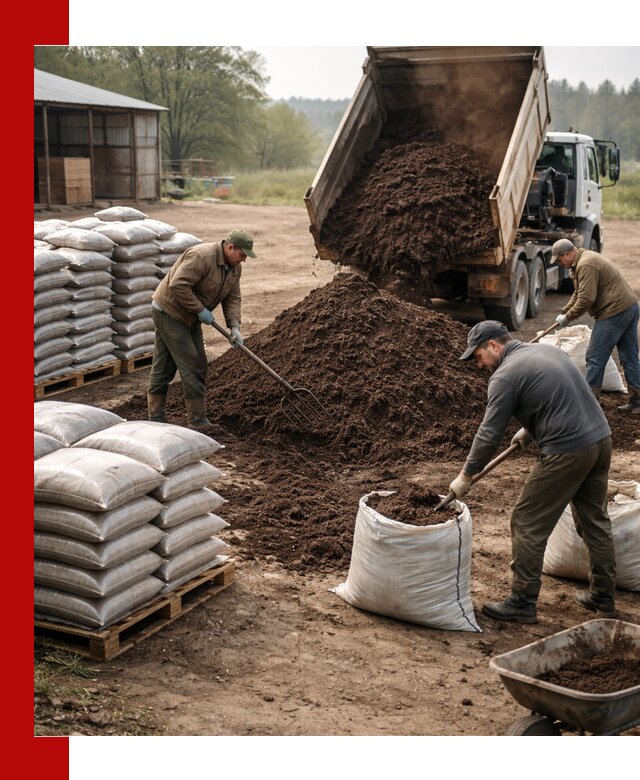 Доставка компоста оптом и в розницу в Северодвинске