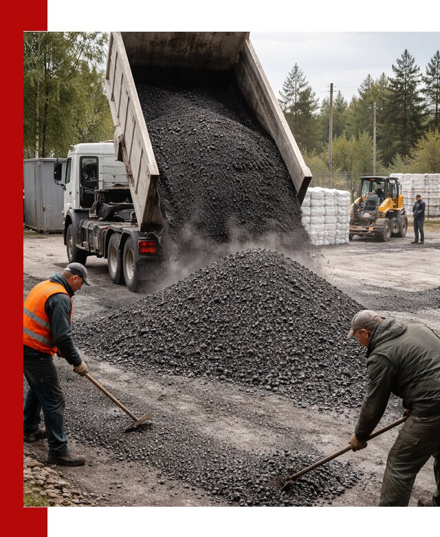 Доставка и продажа асфальтного гранулята в Северодвинске