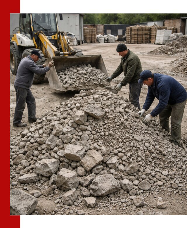 Демонтаж и вывоз бой бетона в Северодвинске