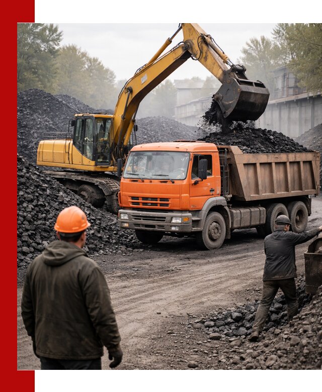 Доставка угля автотранспортом в Северодвинске быстро и выгодно