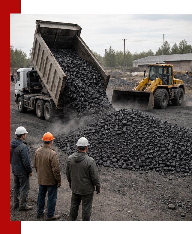 Доставка угля антрацита в Северодвинске с самосвалами и погрузкой