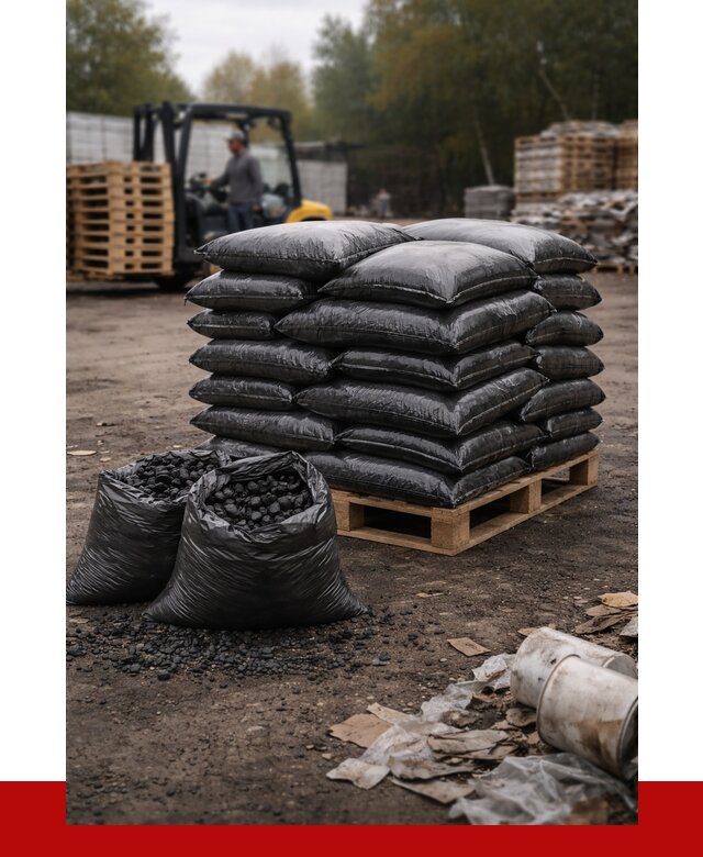 Купить уголь в мешках с доставкой в Северодвинске от 7591 р. | ПРОНЕРУДСвр