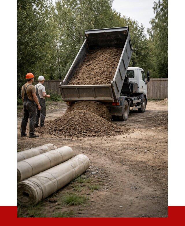 Доставка сыпучих материалов самосвалом в [cvi] от 4251 р. | ПРОНЕРУДСвр