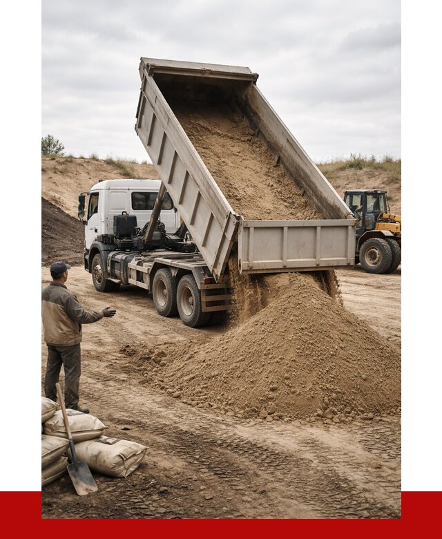 Доставка самосвалом 20 кубов в Северодвинске от 7591 р. | ПРОНЕРУДСвр