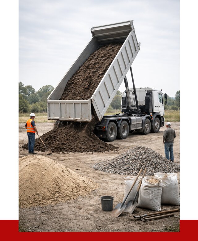 Доставка самосвалом 30 кубов в Северодвинске от 8603 р. | ПРОНЕРУДСвр