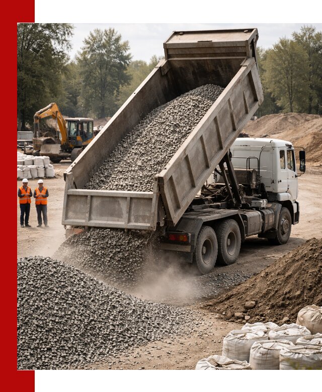 Аренда самосвала в Северодвинске для доставки сыпучих и нерудных материалов