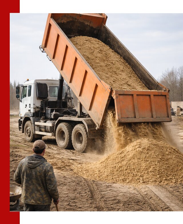 Аренда самосвала 20 тонн для перевозки грузов в Северодвинске