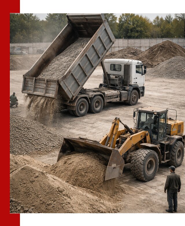 Перевозка сыпучих грузов самосвалами и бортовыми в Северодвинске