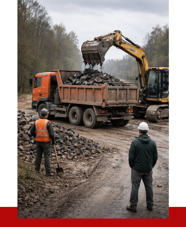 Вывоз асфальта в Северодвинске от 4554 р. самосвалом ПРОНЕРУДСвр