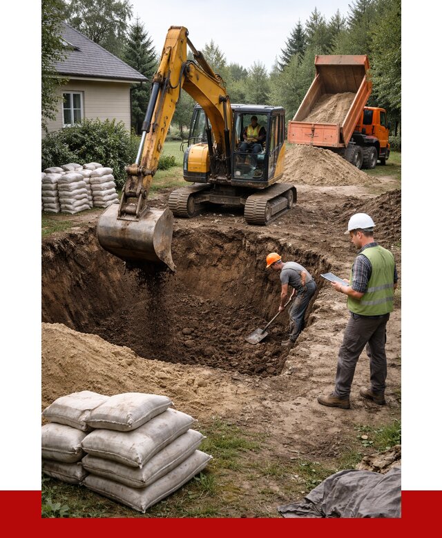 Рытье котлована в Северодвинске быстро от 4554 р. ПРОНЕРУДСвр