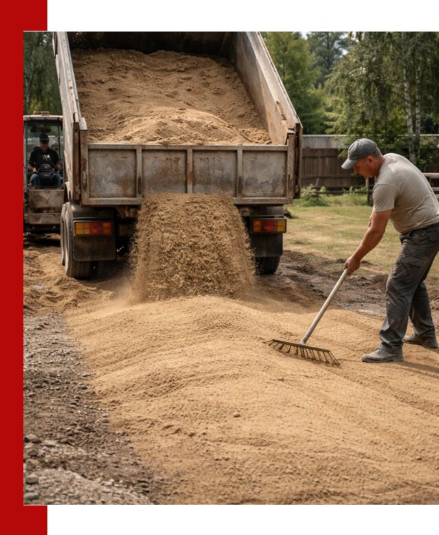 Отсыпка участка песком в Северодвинске быстро и качественно