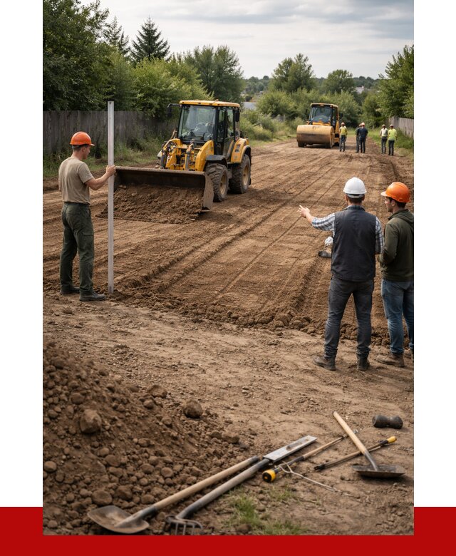 Планировка участка грунтом в Северодвинске от 4554 р ПРОНЕРУДСвр